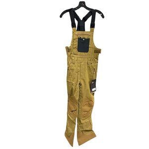 New Flylow Baker Bib Overalls Ski Snow Snowboarding Rye S